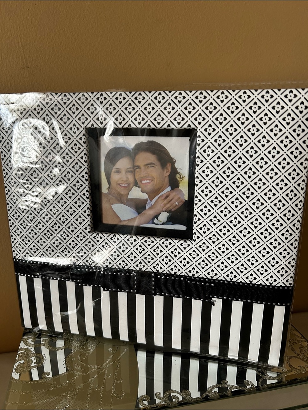 Black and White Patterned Scrapbook- Home Accents